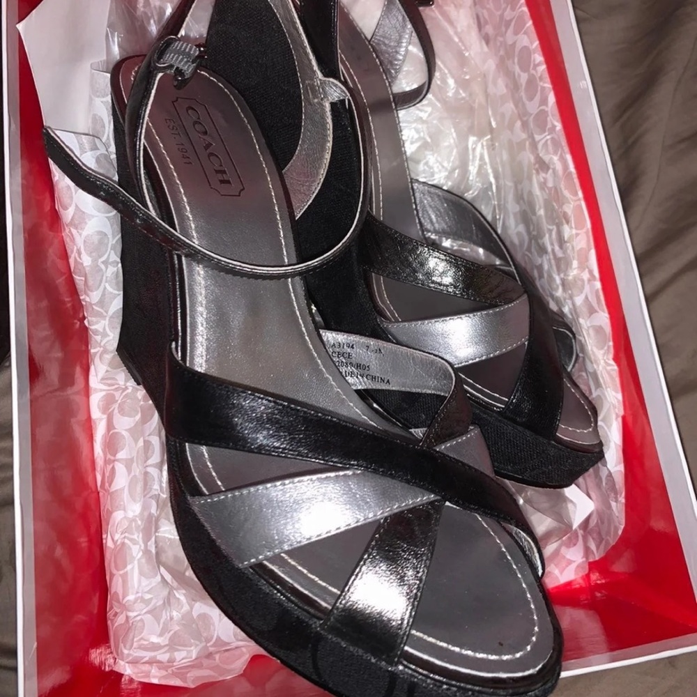 Coach Wedge Sandals